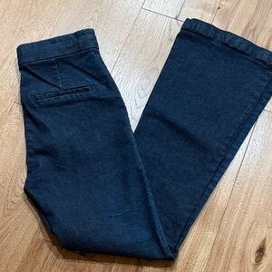 Express High Rise Women's trouser Jeans in Dark Blue